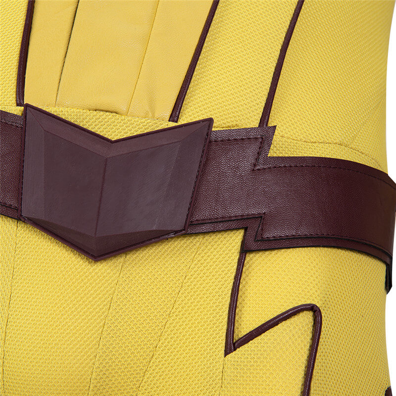 The Flash Season 8 Reverse Flash Costume Eobard Thawne Cosplay Yellow Jumpsuit Halloween Suit