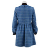 Girls Halloween Costume Esther Orphan Blue Plaid Dress Adults Women Cosplay - ACcosplay