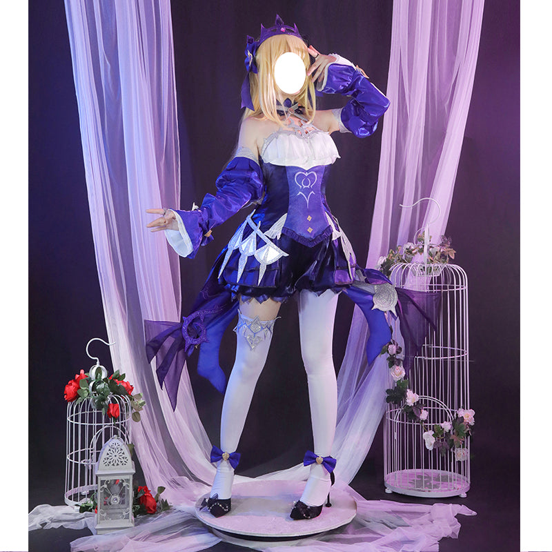 Genshin Impact Fischl Cosplay Fischl: Ein Immernachtstraum Uniform Anime Game Sexy Dress Suit