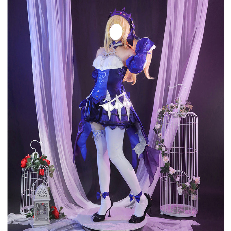 Genshin Impact Fischl Cosplay Fischl: Ein Immernachtstraum Uniform Anime Game Sexy Dress Suit