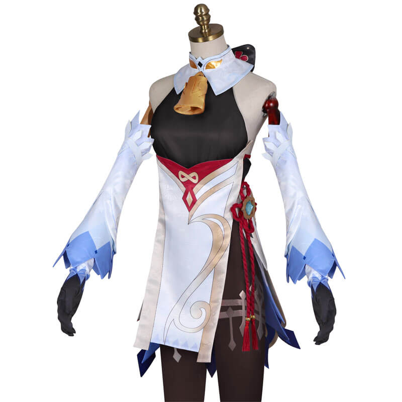 Genshin Impact Ganyu Cosplay Costumes Wig Game Halloween Costumes