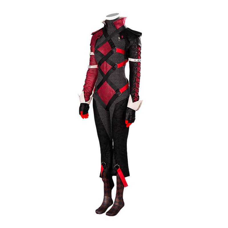 Gotham Knights Harley Quinn Costume Halloween Cosplay Suit ACcosplay