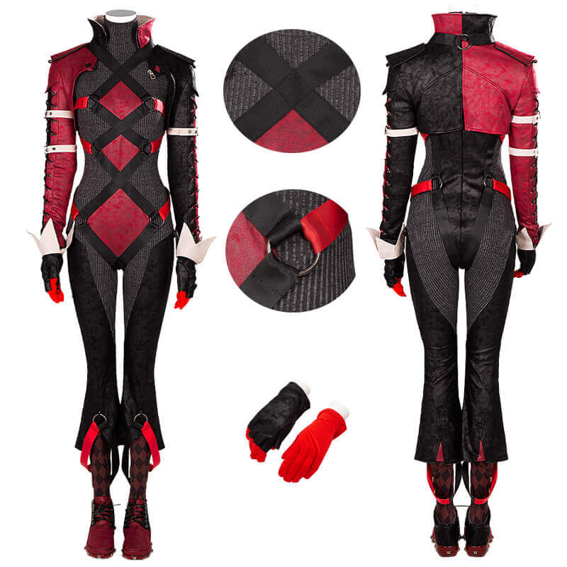 Gotham Knights Harley Quinn Costume Halloween Cosplay Suit ACcosplay