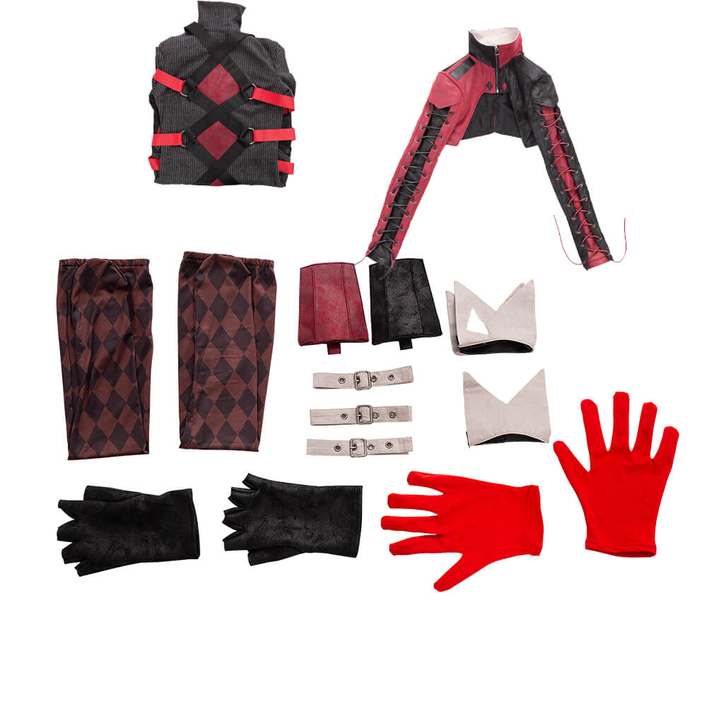 Gotham Knights Harley Quinn Costume Halloween Cosplay Suit ACcosplay