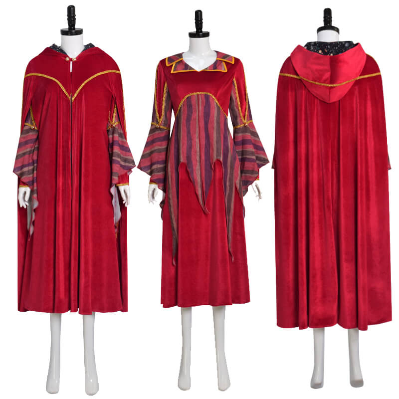 Halloweentown Aggie Cromwell Dress Halloween Cosplay Outfit Cloak Suit for Women ACcosplay