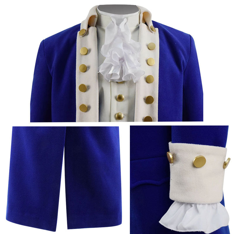Hamilton Aaron Burr Cosplay Costume Stage Costume Suit for Show Alexander Hamilton - ACcosplay
