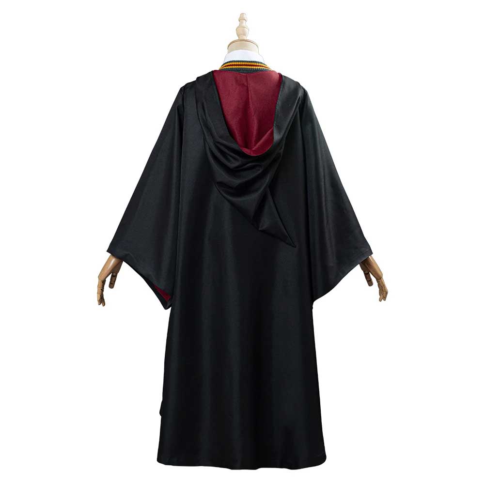 Hermione Granger Costume Harry Potter Gryffindor School Uniform Women Robe Cloak Cosplay
