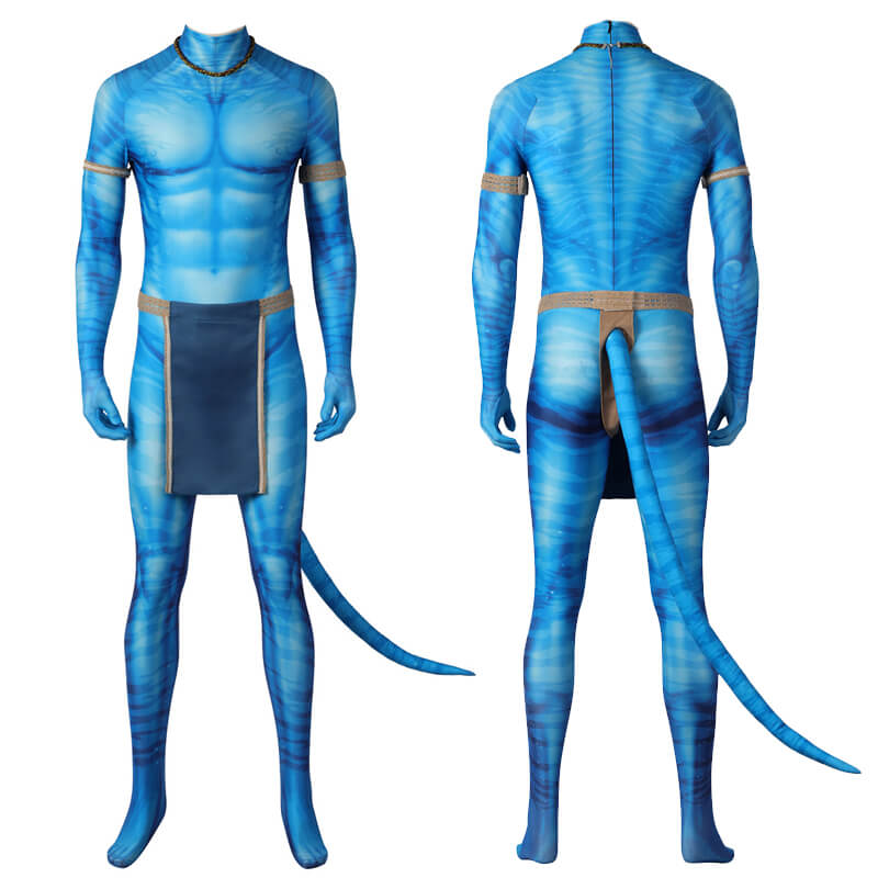 Avatar 2 The Way of Water Jake Sully Costumes 40D Polyester Cosplay Suit ACcosplay
