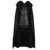 Game of Thrones 5 Jon Snow Costume Black PU Jacket Full Outfits Mens Halloween Cosplay - ACcosplay