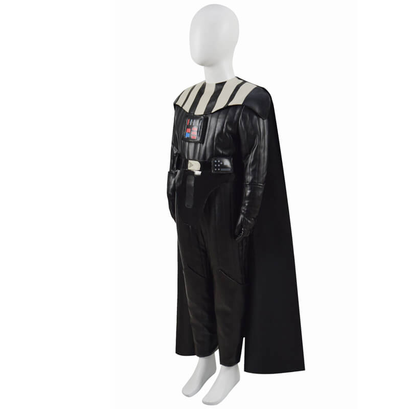 Kids Darth Vader Costume Star Wars Cosplay Anakin Skywalker Costume Cape Cloak Full Set