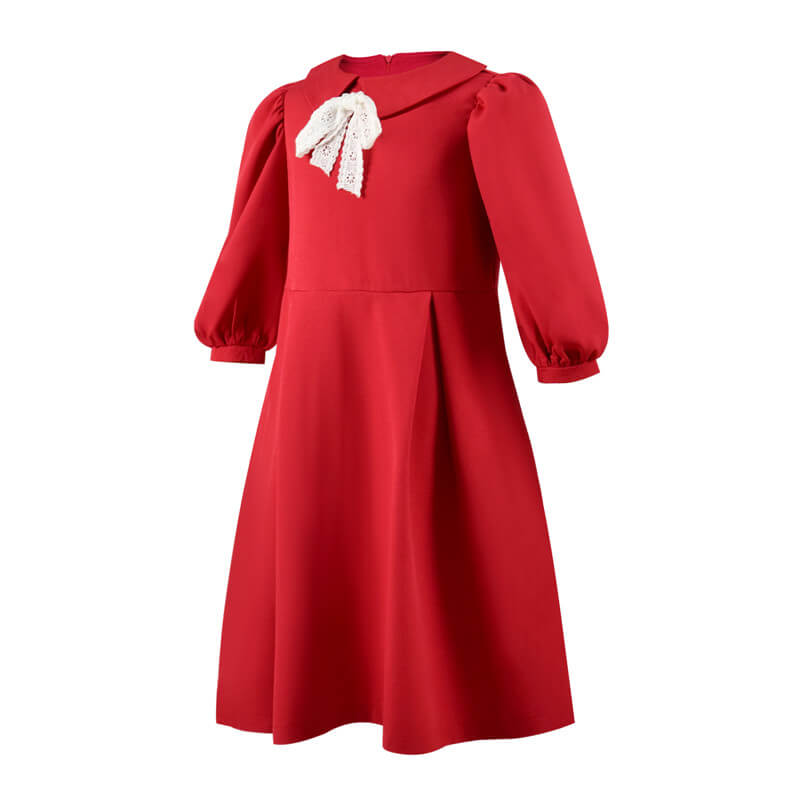 Orphan First Kill Red Dress 2022 Kids Esther Albright Dress Cosplay Costume ACcosplay