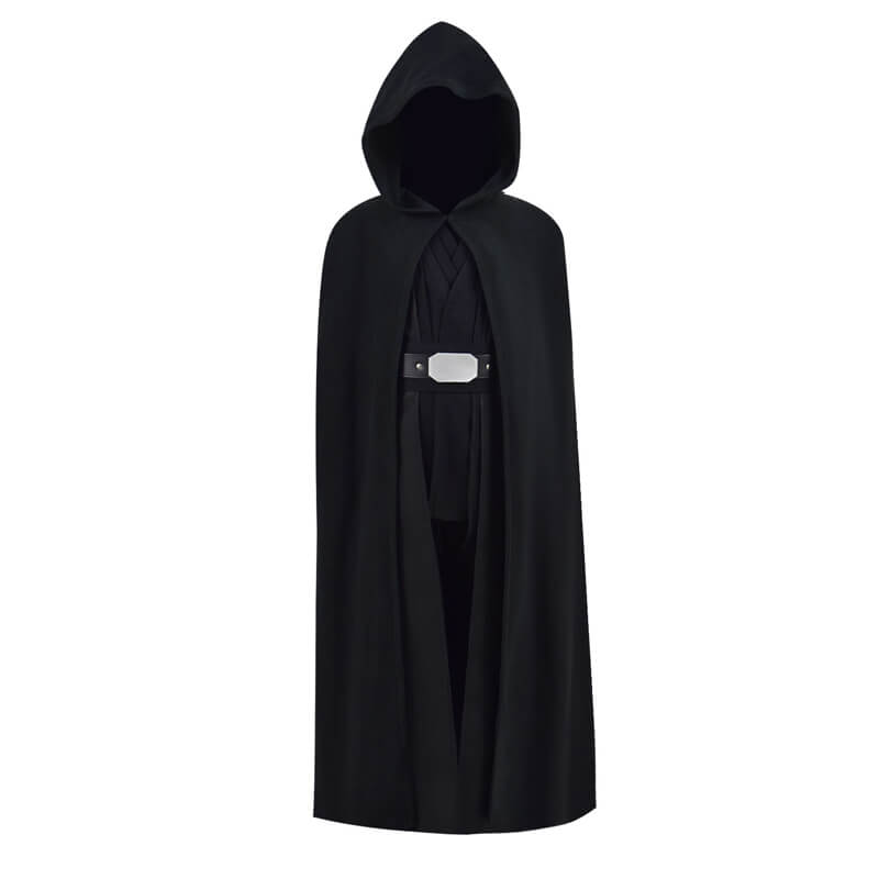 Kids Star Wars Anakin Skywalker Cosplay Outfit Boys Black Robe Halloween Costume ACcosplay