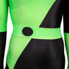 Kids Halloween Costumes Kim Possible Shego Costume Jumpsuit Bodysuit Girls Green Cosplay