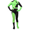Kids Halloween Costumes Kim Possible Shego Costume Jumpsuit Bodysuit Girls Green Cosplay