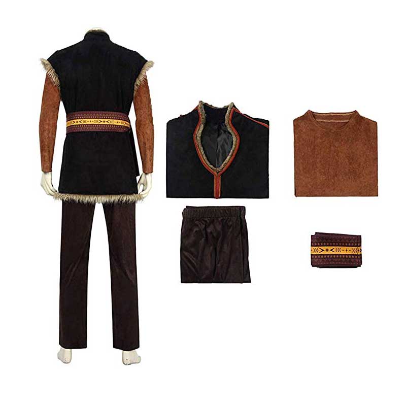 ACcosplay Frozen Kristoff Cosplay Costumes Mens Halloween Outfit - ACcosplay