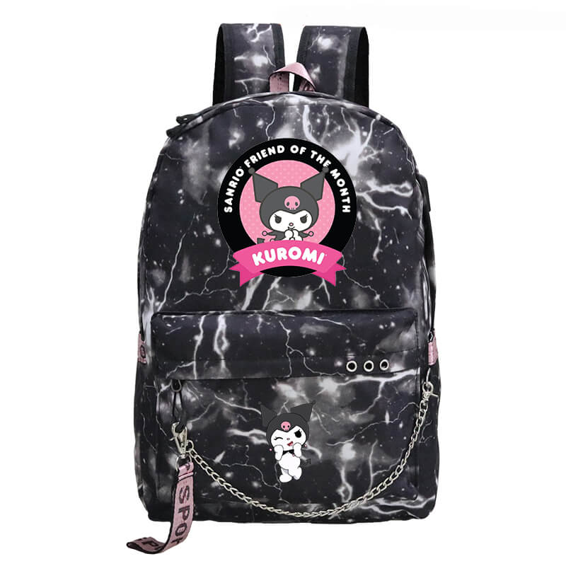 Sanrio Kuromi Backpack, Kuromi Stuff Backpack