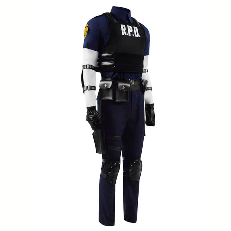 Leon Scott Kennedy Cosplay Outfit Resident Evil 2 Halloween Costumes ACcosplay