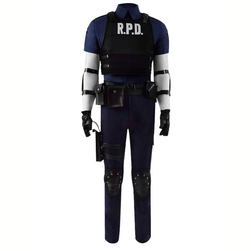 Leon Scott Kennedy Cosplay Outfit Resident Evil 2 Halloween Costumes ACcosplay