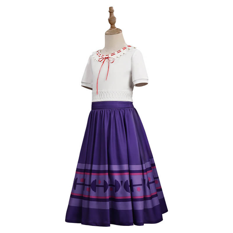 Luisa Encanto Costume Kids Girls Luisa Madrigal Cosplay Dress Outfit ACcosplay