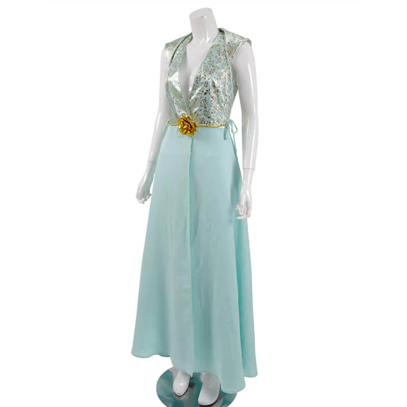 Game of Thrones Queen Margaery Tyrell Cosplay Blue Dress Costume, XXL / Women Game of Thrones Queen Margaery Tyrell Cosplay Blue Dress Costume, XXL / Women