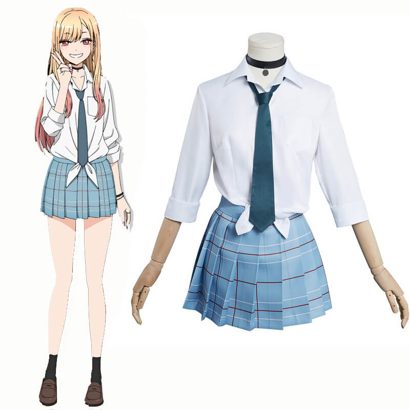 My Dress-Up Darling Marin Kitagawa Costumes Uniform Dress Cosplay Outfit ACcosplay
