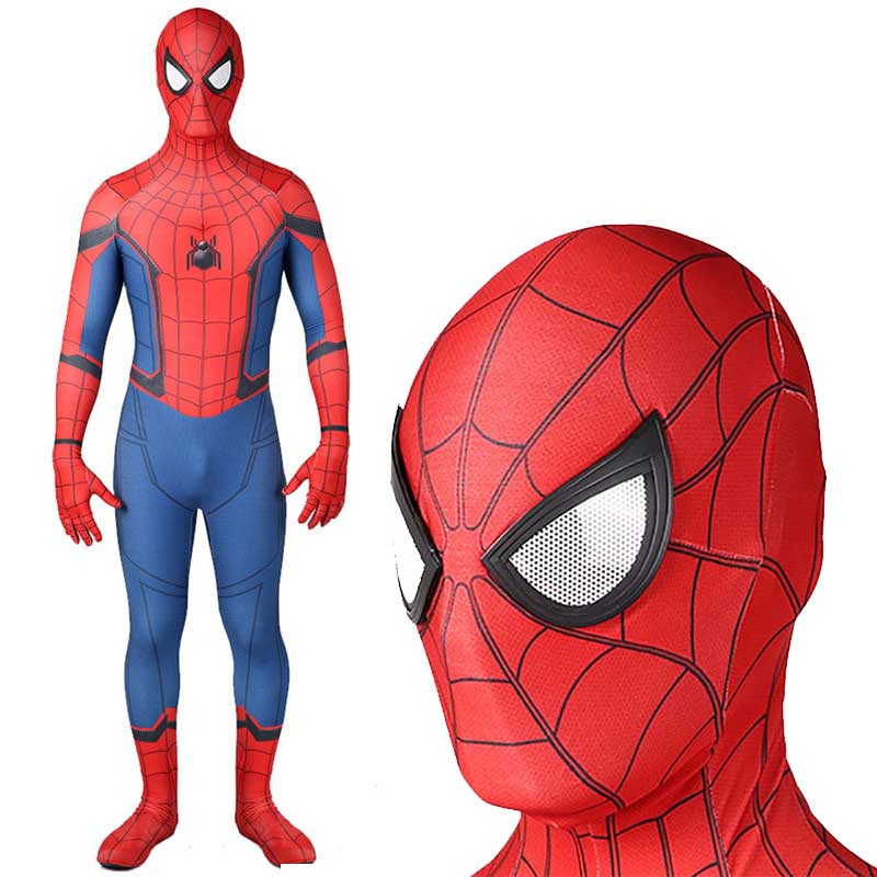 Spider-Man:Homecoming Jumpsuit Halloween Cosplay Costume