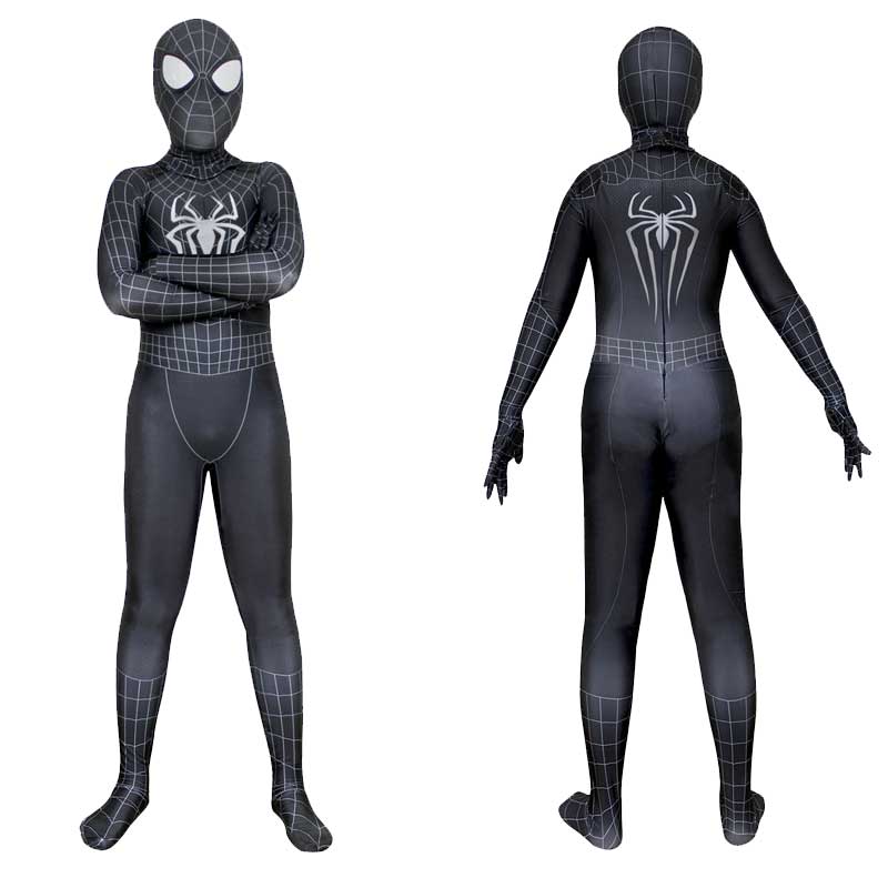 Marvel The Amazing Spider-Man Black Jumpsuit Cospaly Costume - ACcosplay