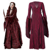 Game of Thrones Melisandre Red Long Dress Cosplay Costume Women Halloween Outfit - ACcosplay