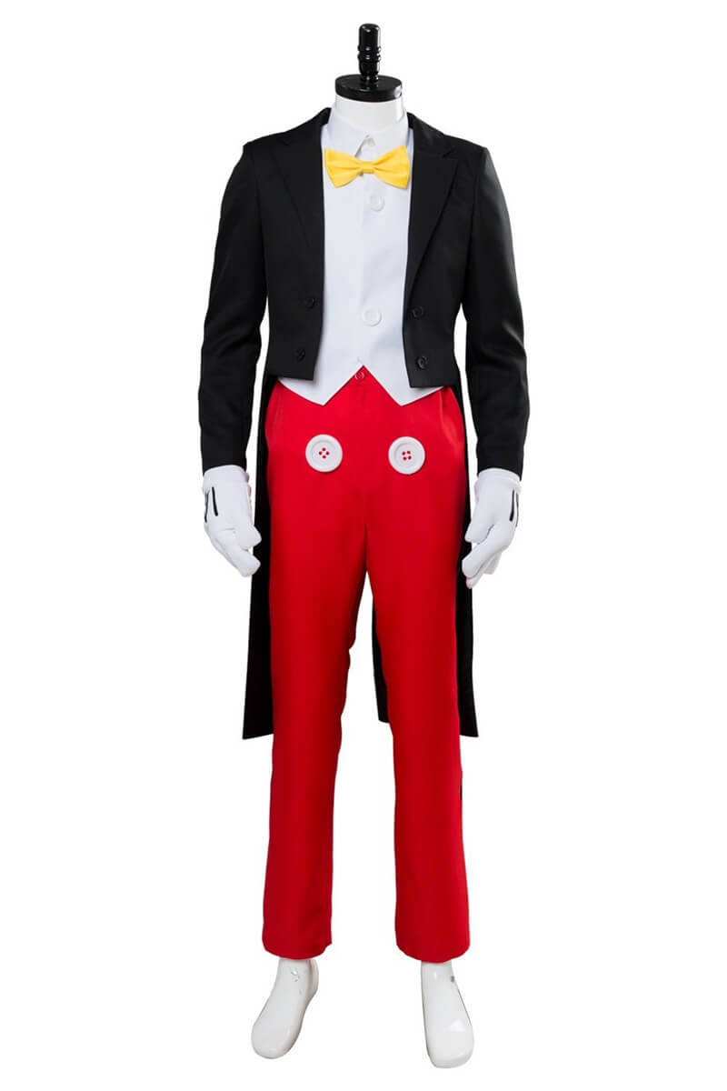 Mickey Mouse Costumes Tuxedo Halloween Cosplay Costume Magician Uniform Suit