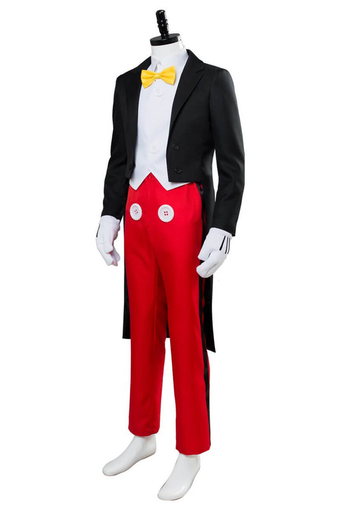 Mickey Mouse Costumes Tuxedo Halloween Cosplay Costume Magician Uniform Suit