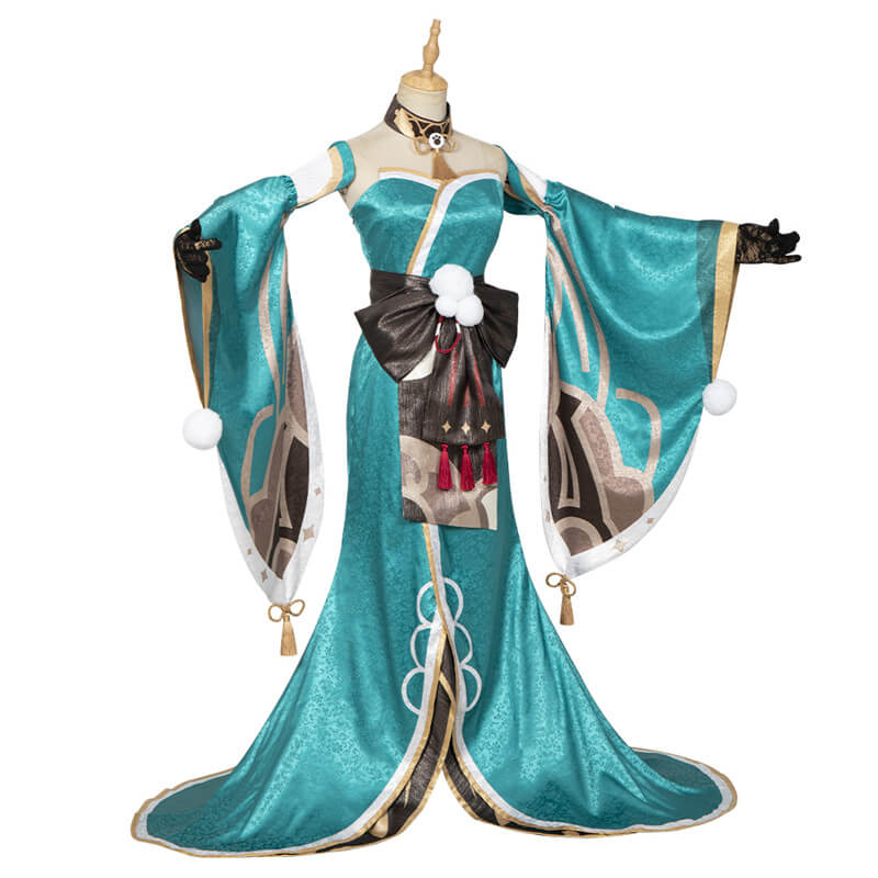 Miss Hina Costumes Genshin Impact Cosplay Outfit Gorou Halloween Carnival Outfi Female