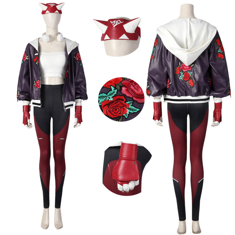 OW 2 Kiriko Costume Overwatch Halloween Cosplay Outfit for Women