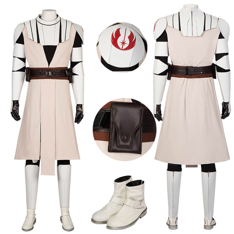 Obi Wan Armor Clone Wars Costumes Star Wars Halloween Cosplay Outfits ACcosplay