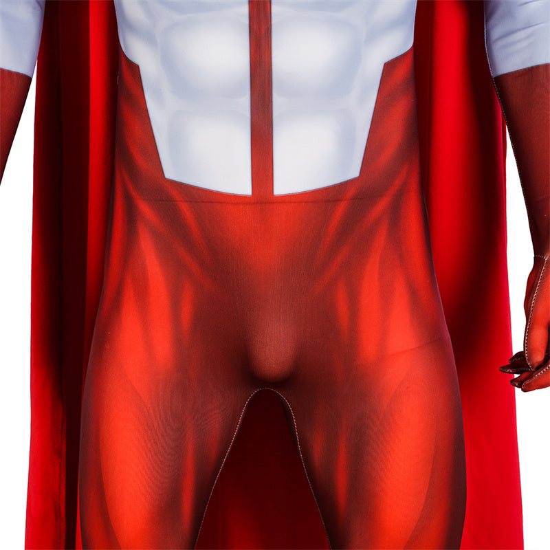 Omni-Man Costume Nolan Grayson Cosplay Superhero Jumpsuit Halloween Carnival Suit