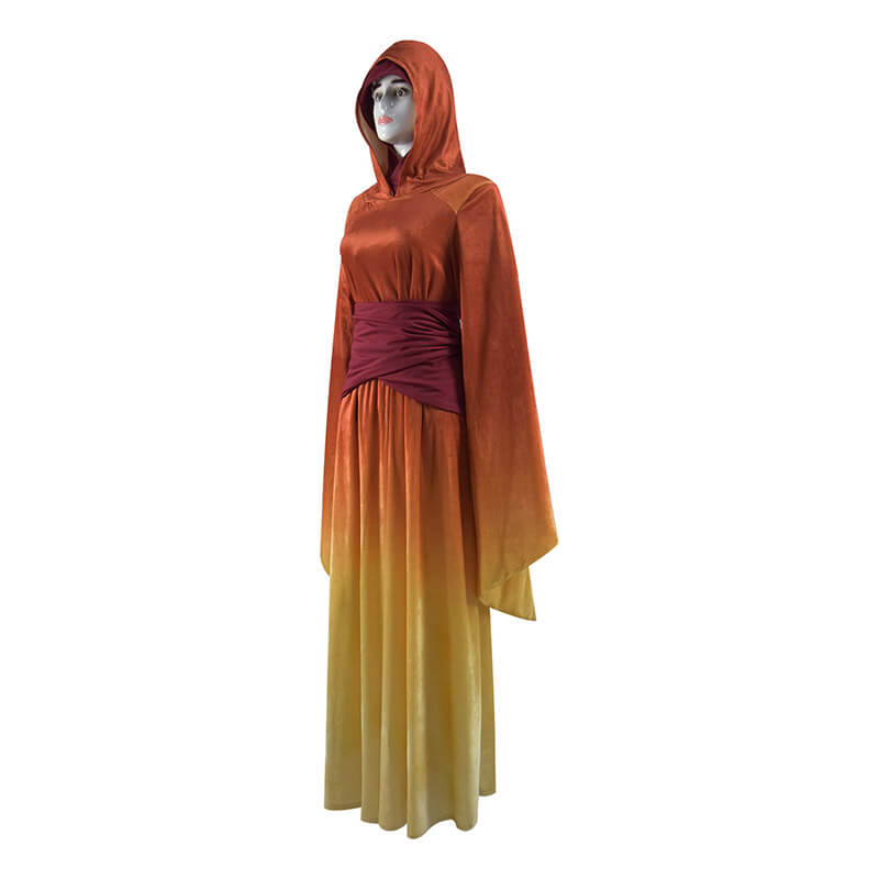 Star Wars The Phantom Menace Queen Padme Amidala Costume Halloween Cosplay Outfit