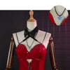 Path To Nowhere Pricilla Cosplay Costume Game Women NPC Red Bunny Girl Suit