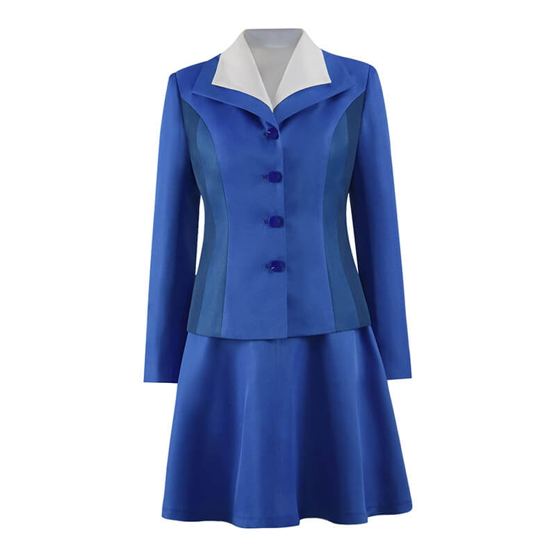 ACcosplay Peggy Carter Uniform Dress What If Agent Cosplay Costume for Women