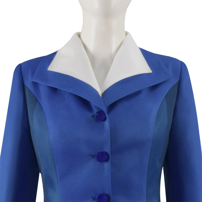 ACcosplay Peggy Carter Uniform Dress What If Agent Cosplay Costume for Women