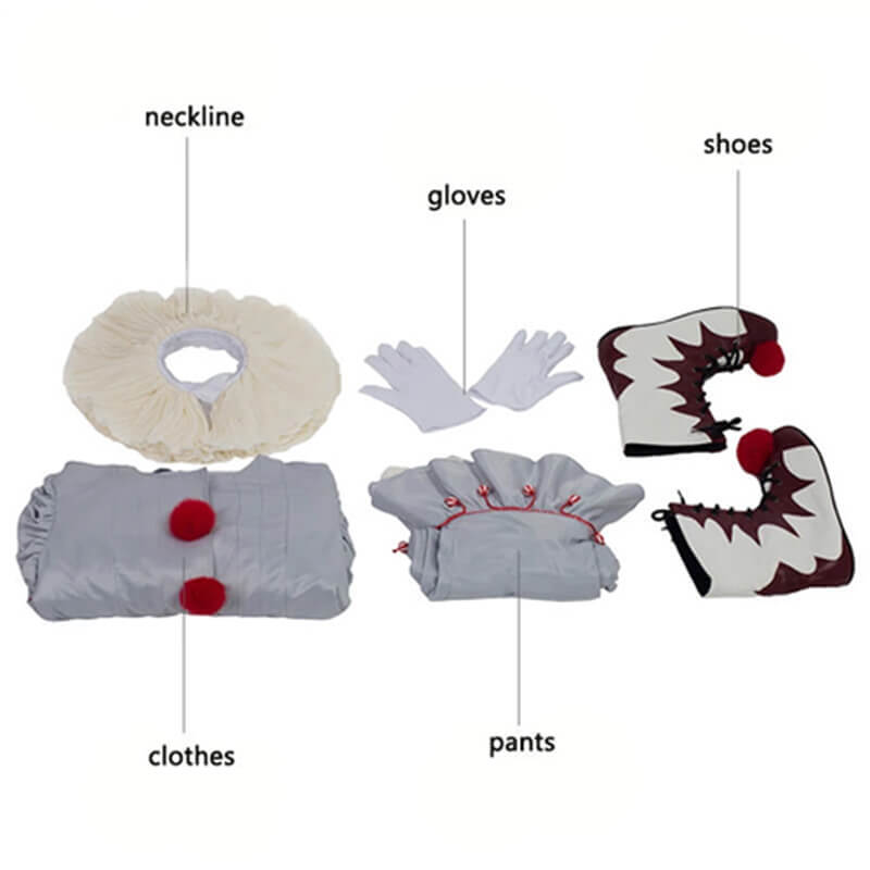 Adults Halloween Pennywise Clown Cosplay Costumes Outfits - ACcosplay