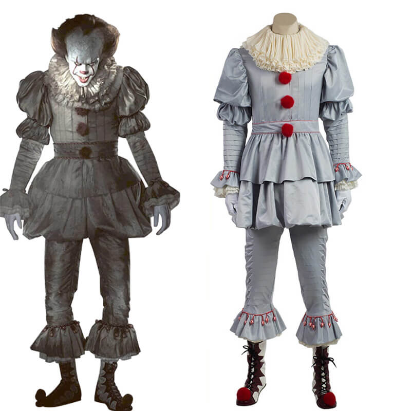 Adults Halloween Pennywise Clown Cosplay Costumes Outfits - ACcosplay