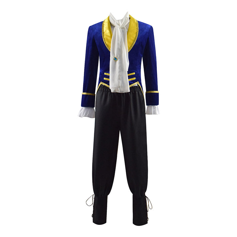 Prince Adam Cosplay Beauty and the Beast Costume Halloween Outfit