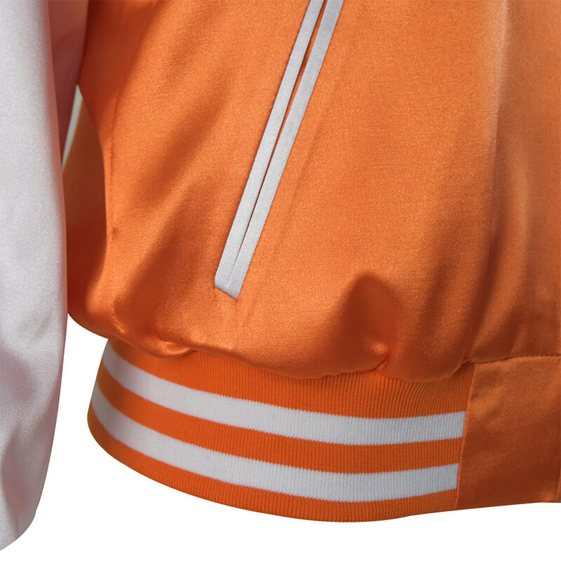 Gunpowder Milkshake Jacket Sam Bomber Orange Jacket Coat Cosplay Costume ACcosplay