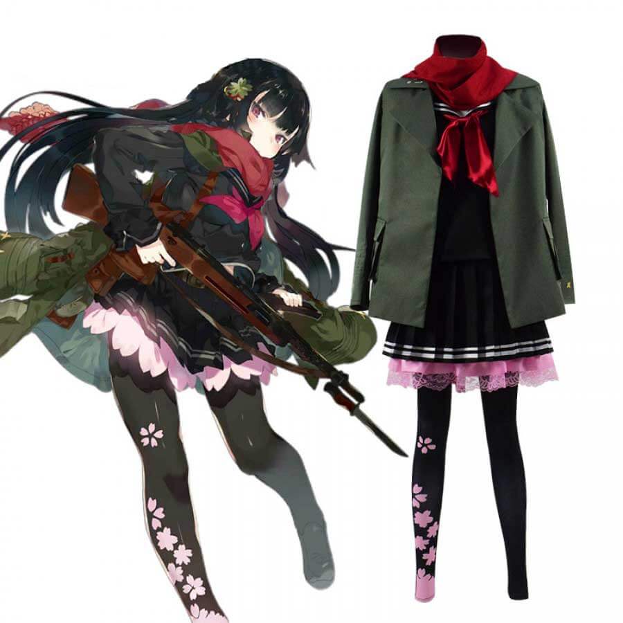 Game Girls' Frontline Type 100 Shiki Cosplay Costume ACcosplay - ACcosplay