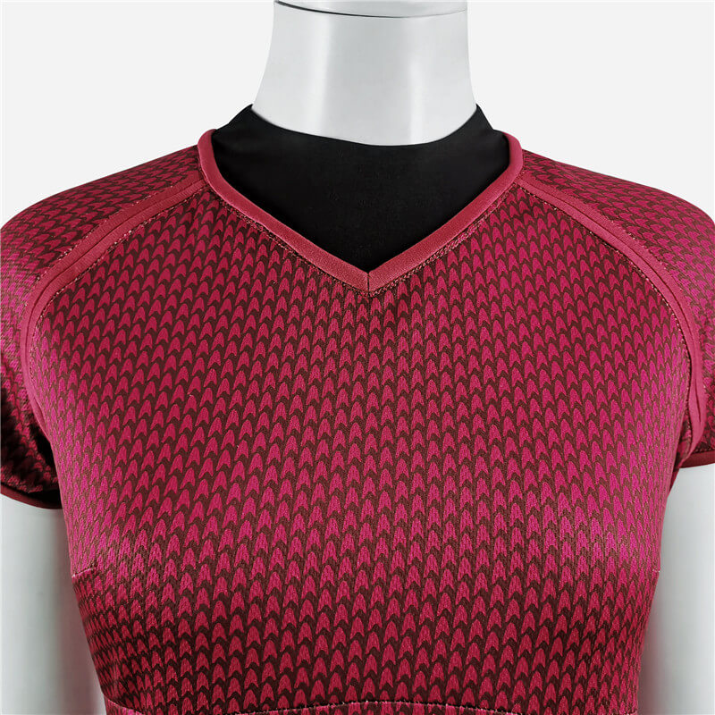 Star Trek Into Darkness Fleet Uhura Red Uniform Dress Cosplay Costume
