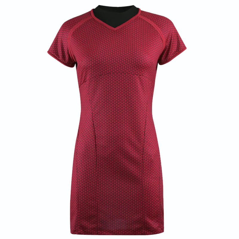 Star Trek Into Darkness Fleet Uhura Red Uniform Dress Cosplay Costume