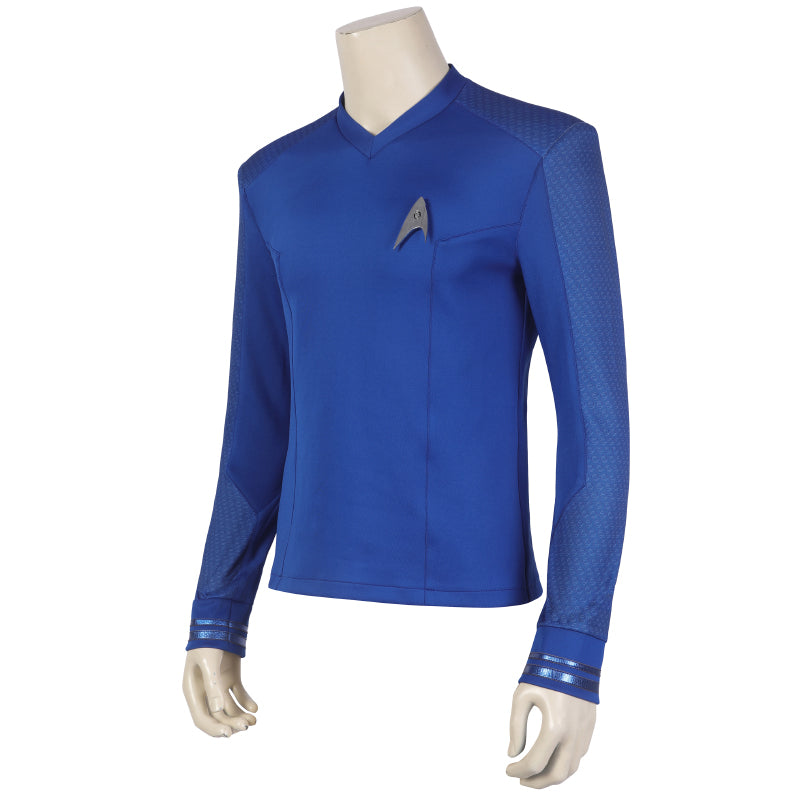 Star Trek Strange New Worlds Uniforms Shirt Cosplay Costume ACcosplay - Blue Color