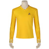 Star Trek Strange New Worlds Yellow Uniform Shirt Captain Christopher Pike Cosplay Costume
