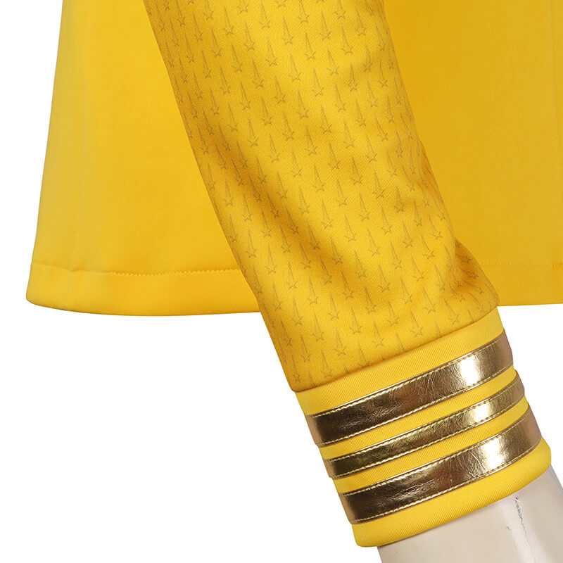 Star Trek Strange New Worlds Yellow Uniform Shirt Captain Christopher Pike Cosplay Costume