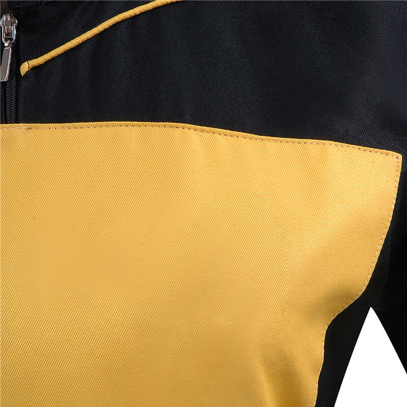 Star Trek TNG Yellow Uniform Dress Skant Uniform Cosplay Costume ACcosplay