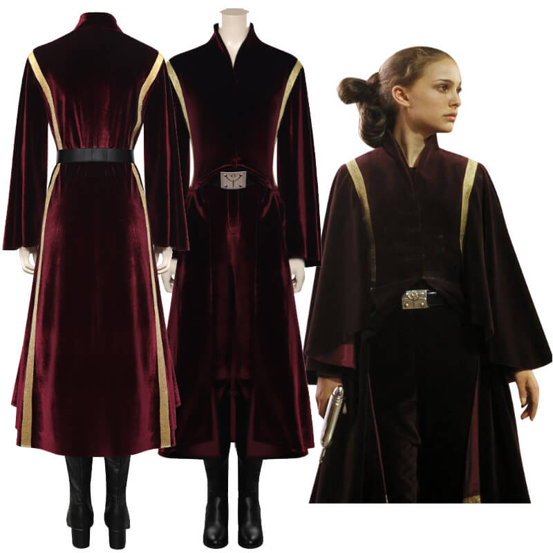 Padme Amidala Battle Dress Star Wars Padme Cosplay Costume Halloween Outfit ACcosplay